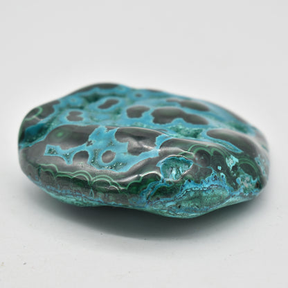 Malacolla Malachite Chrysocolla Polished Crystal Freeform from Congo - 203 grams - 1 Count - #33