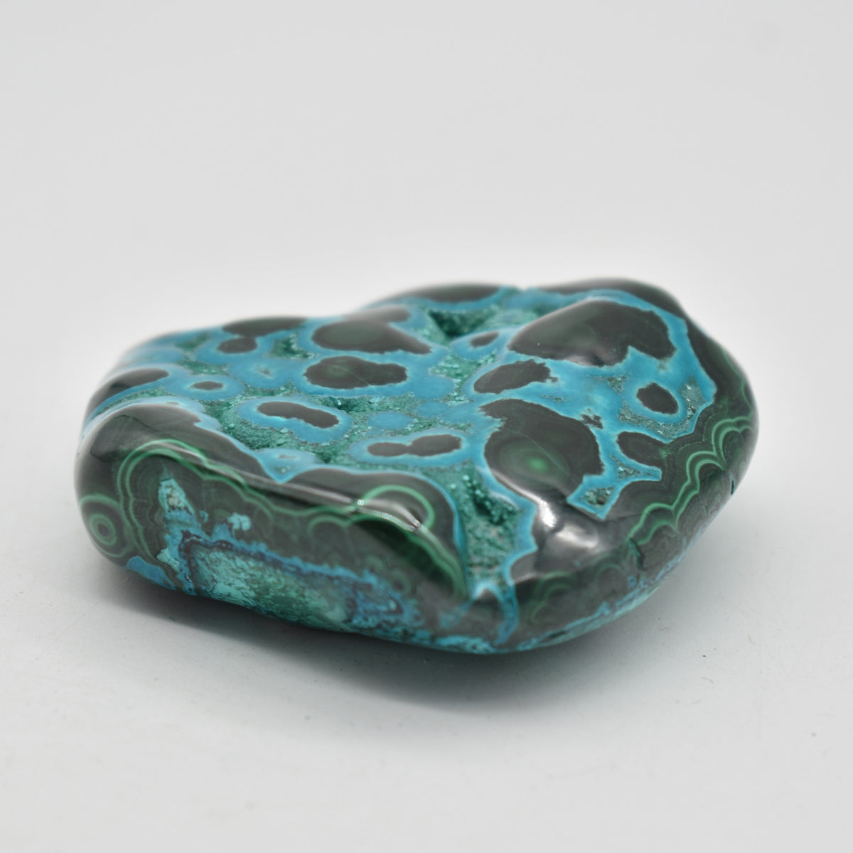 Malacolla Malachite Chrysocolla Polished Crystal Freeform from Congo - 203 grams - 1 Count - #33