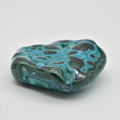 Malacolla Malachite Chrysocolla Polished Crystal Freeform from Congo - 203 grams - 1 Count - #33
