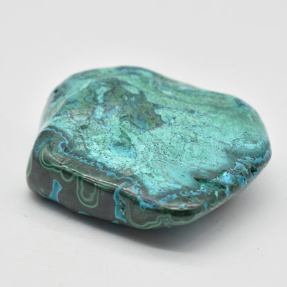 Malacolla Malachite Chrysocolla Polished Crystal Freeform from Congo - 203 grams - 1 Count - #33