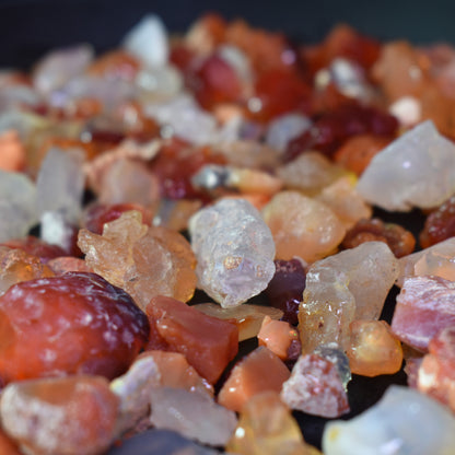 Mexican Rough Fire Opal Specimen Chips / Stones - 20 or 50 carats