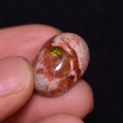 Mexican Cantera Galaxy Opal, Matrix Oval Cabochon Stone 19ct - #01