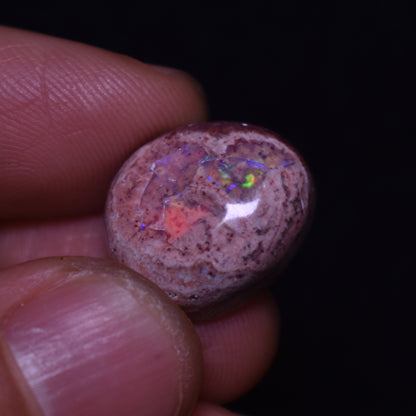 Mexican Cantera Galaxy Opal, Matrix Oval Cabochon Stone 16.5ct - #02
