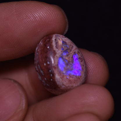 Mexican Cantera Galaxy Opal, Matrix Oval Cabochon Stone 16.5ct - #02