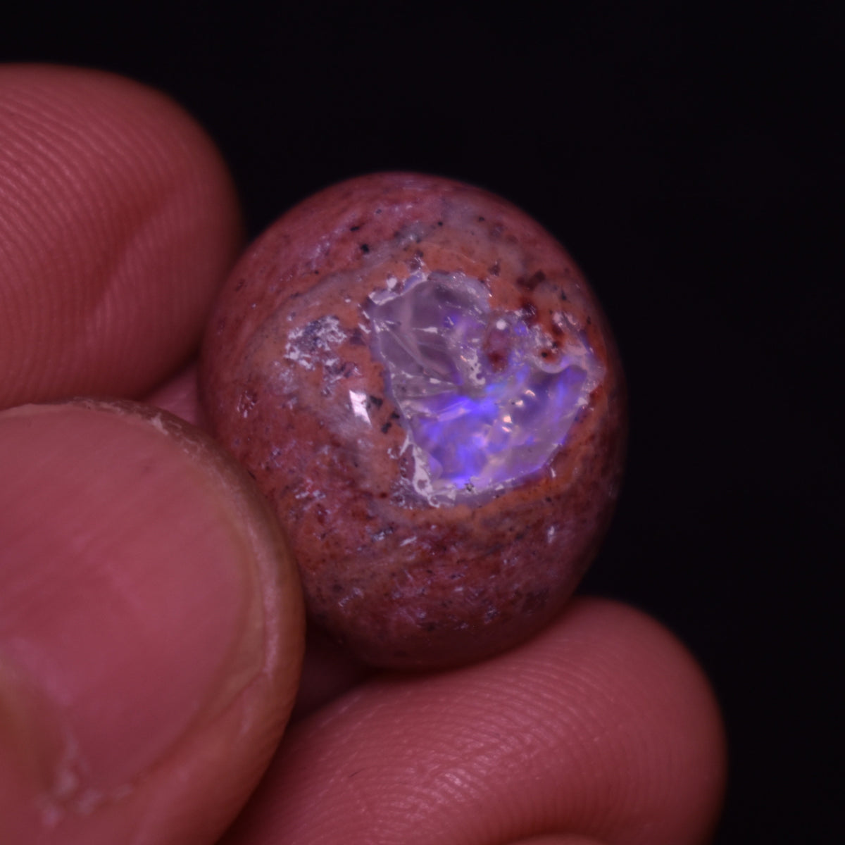 Mexican Cantera Galaxy Opal, Matrix Cabochon Stone 17.8ct - #06