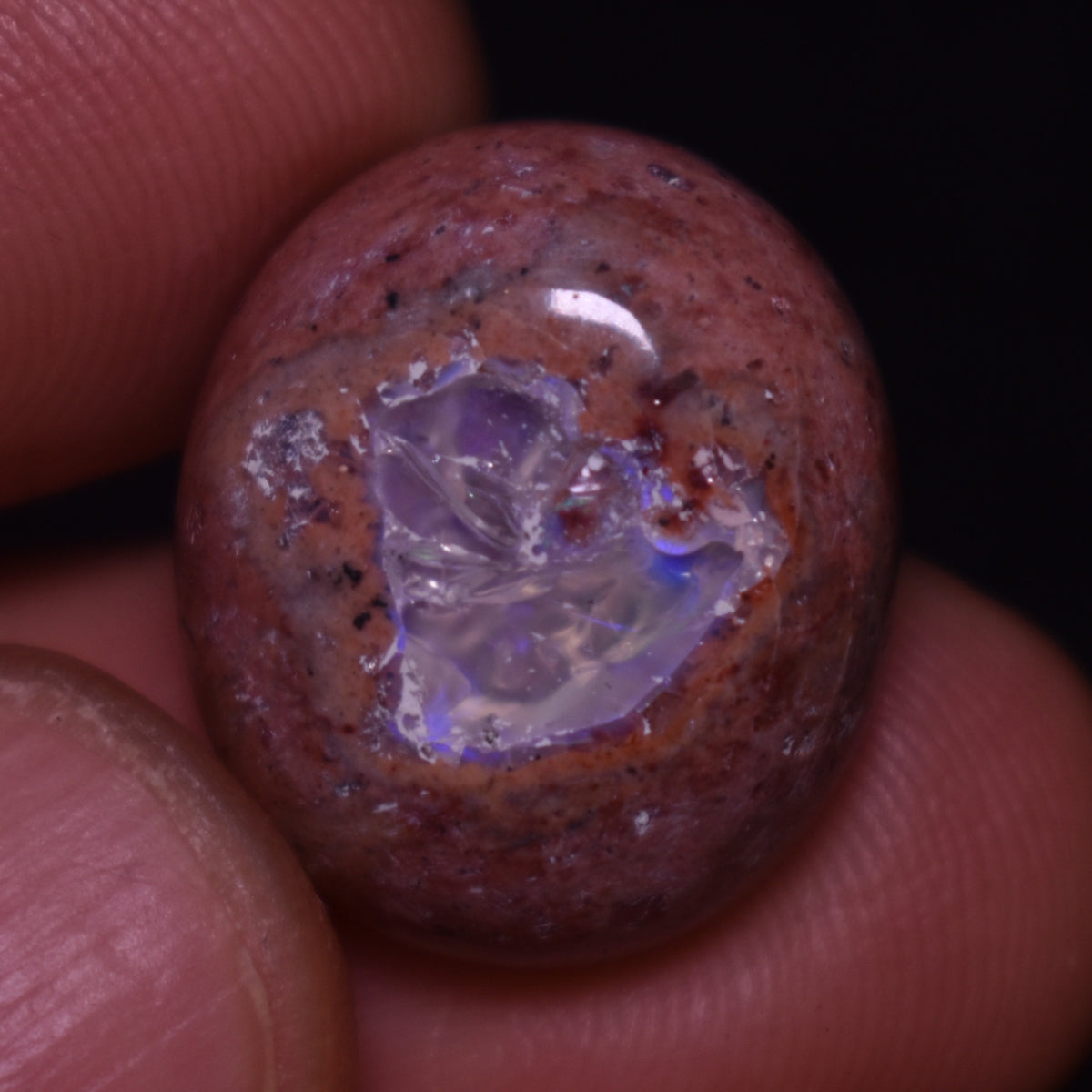 Mexican Cantera Galaxy Opal, Matrix Cabochon Stone 17.8ct - #06