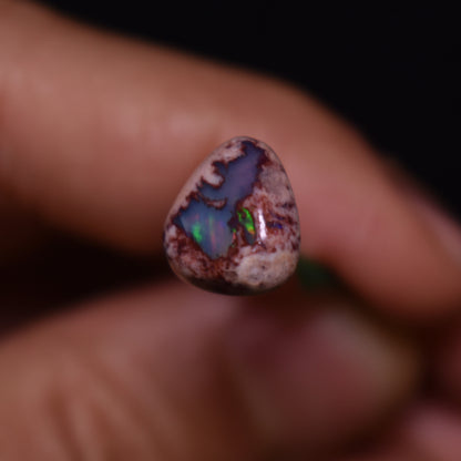 Mexican Cantera Galaxy Opal, Matrix Cabochon Stone 2.7ct - #08