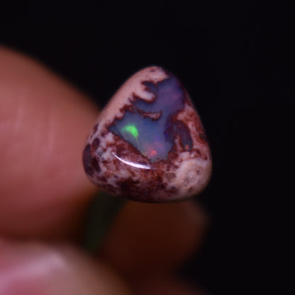 Mexican Cantera Galaxy Opal, Matrix Cabochon Stone 2.7ct - #08