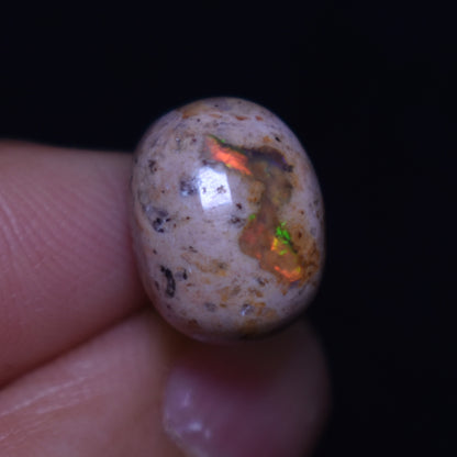Mexican Cantera Galaxy Opal, Matrix Cabochon Stone 6.7ct - #13