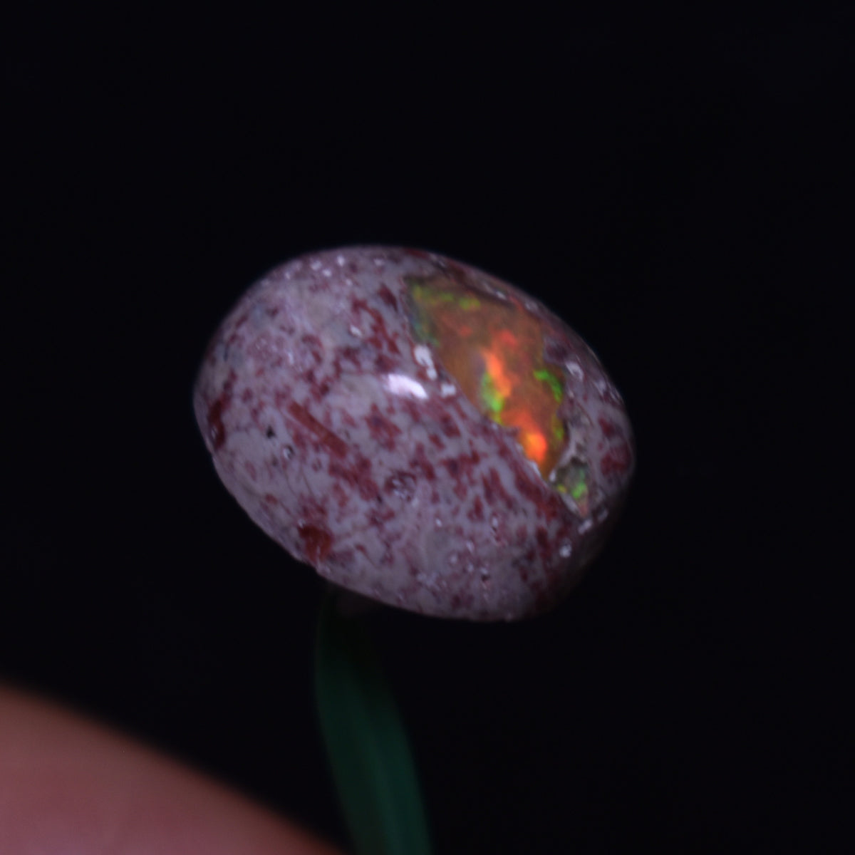 Mexican Cantera Galaxy Opal, Matrix Cabochon Stone 6.7ct - #14