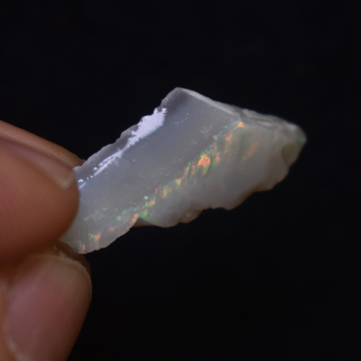 Mintabie Black Raw Rough Opal Specimen from South Australia, 6.4ct weight #03