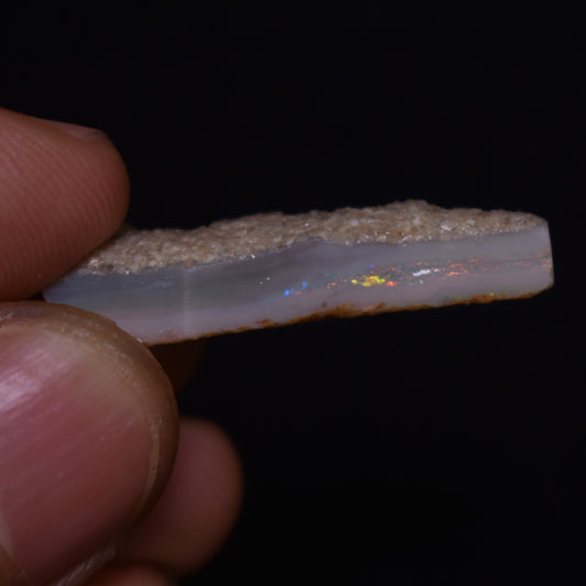 Mintabie Black Raw Rough Opal Specimen from South Australia, 13ct weight #12