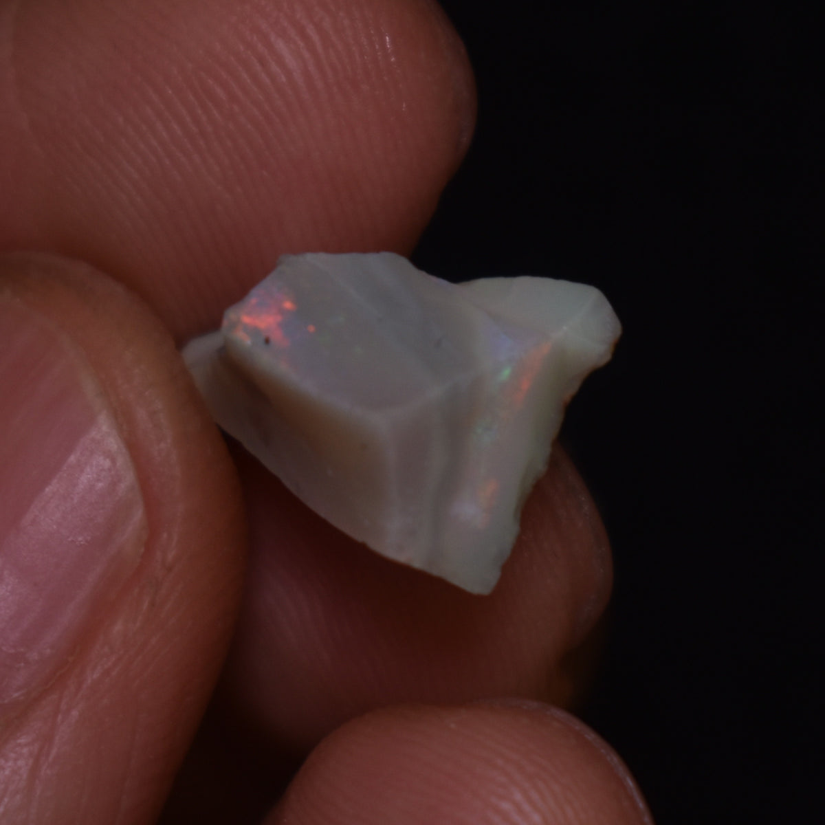 Mintabie Black Raw Rough Opal Specimen from South Australia, 6.9ct weight #17