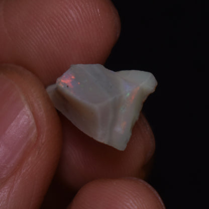 Mintabie Black Raw Rough Opal Specimen from South Australia, 6.9ct weight #17