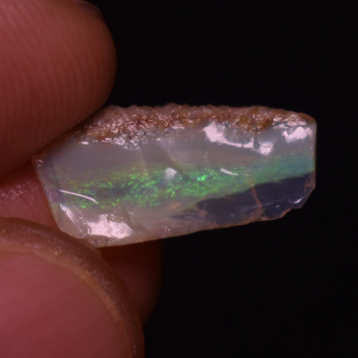 Mintabie Semi-Black Raw Rough Opals - 3 Count - Specimen from South Australia, 13.15ct weight #30