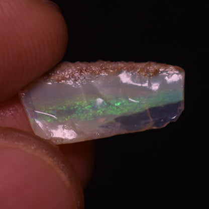 Mintabie Semi-Black Raw Rough Opals - 3 Count - Specimen from South Australia, 13.15ct weight #30