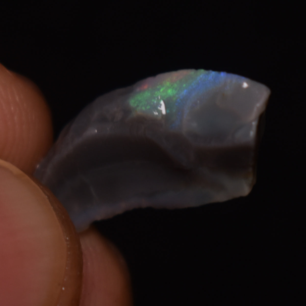 Mintabie Black Raw Rough Opals - 3 Count - Specimen from South Australia, 13.3ct weight #31