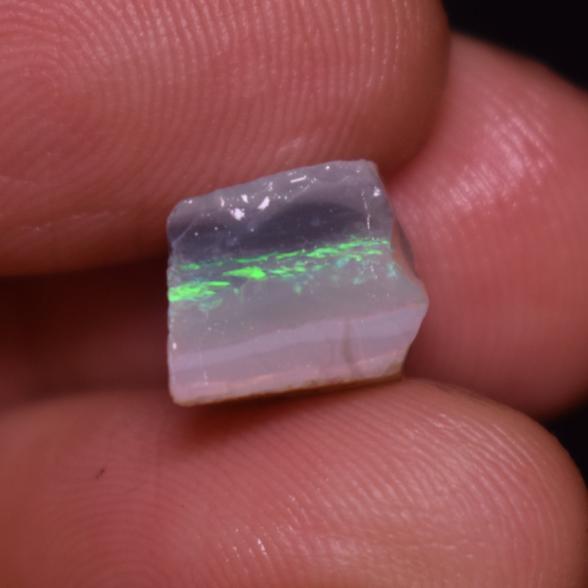 Mintabie Black Raw Rough Opals - 4 Count - Specimen from South Australia, 19ct weight #33