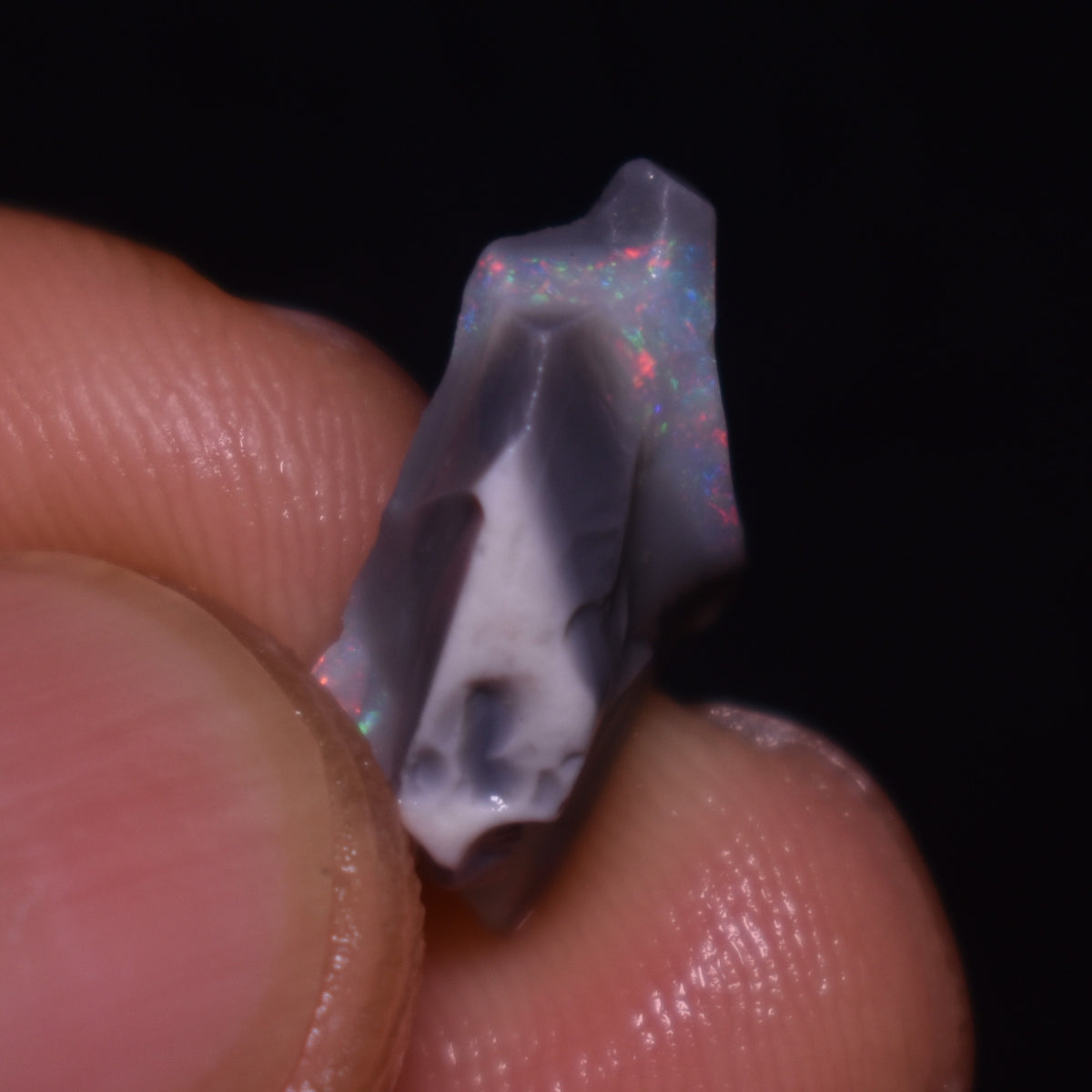 Mintabie Black Raw Rough Opals - 4 Count - Specimen from South Australia, 19ct weight #33