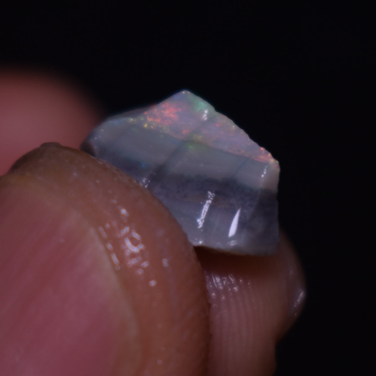 Mintabie Black Raw Rough Opals - 4 Count - Specimen from South Australia, 8.6ct weight #37