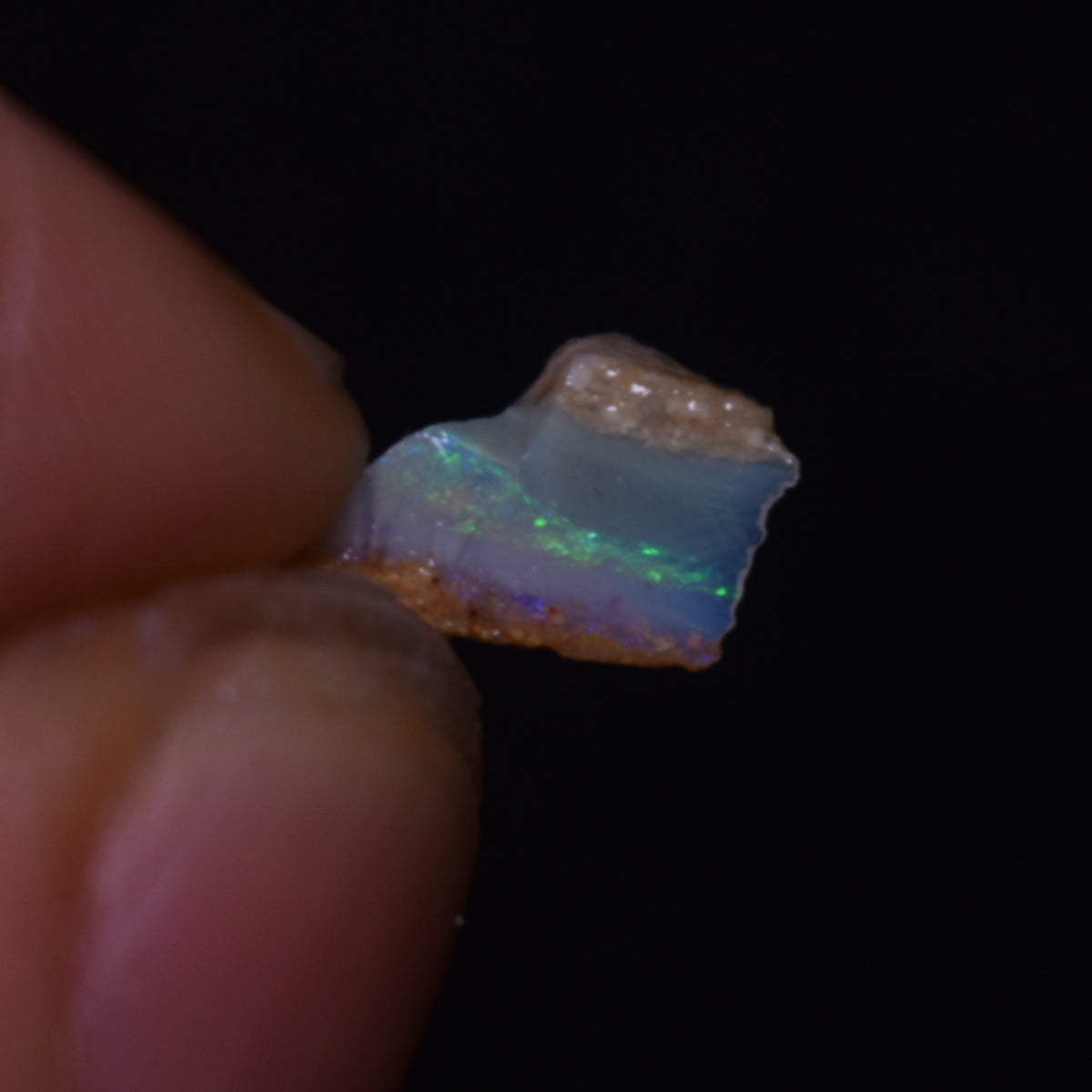 Mintabie Black Raw Rough Opals - 4 Count - Specimen from South Australia, 8.6ct weight #37