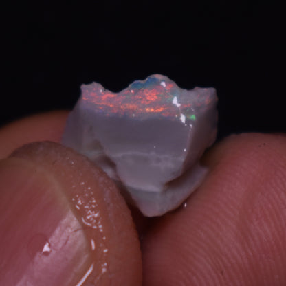 Mintabie Black Raw Rough Opals - 3 Count - Specimen from South Australia, 9.7ct weight #39