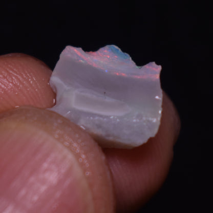Mintabie Black Raw Rough Opals - 3 Count - Specimen from South Australia, 9.7ct weight #39