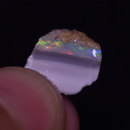 Mintabie Black Raw Rough Opals - 3 Count - Specimen from South Australia, 9.7ct weight #39