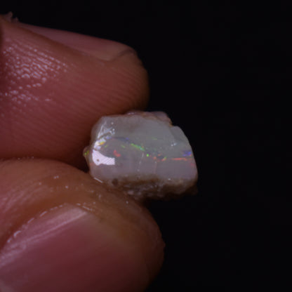 Mintabie Semi-Black Raw Rough Opals - 4 Count - Specimen from South Australia, 17.55ct weight #43