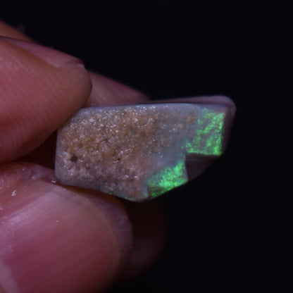 Mintabie Semi-Black Raw Rough Opals - 3 Count - Specimen from South Australia, 20ct weight #50