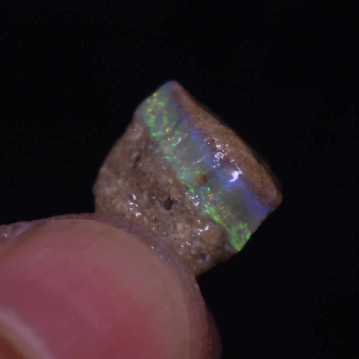 Mintabie Semi-Black Raw Rough Opals - 3 Count - Specimen from South Australia, 20ct weight #50