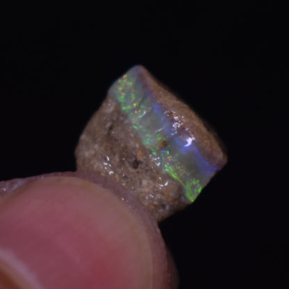Mintabie Semi-Black Raw Rough Opals - 3 Count - Specimen from South Australia, 20ct weight #50