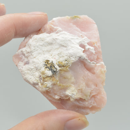 Raw Peruvian Pink Opal Rough Crystal Specimen Rock from Peru - 47 grams #05