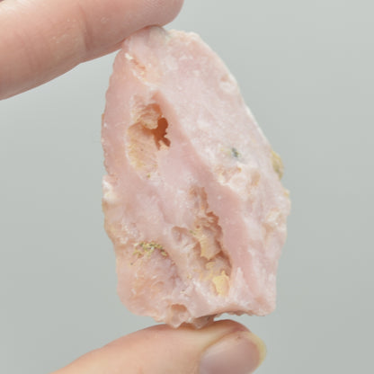 Raw Peruvian Pink Opal Rough Crystal Specimen Rock from Peru - 47 grams #05