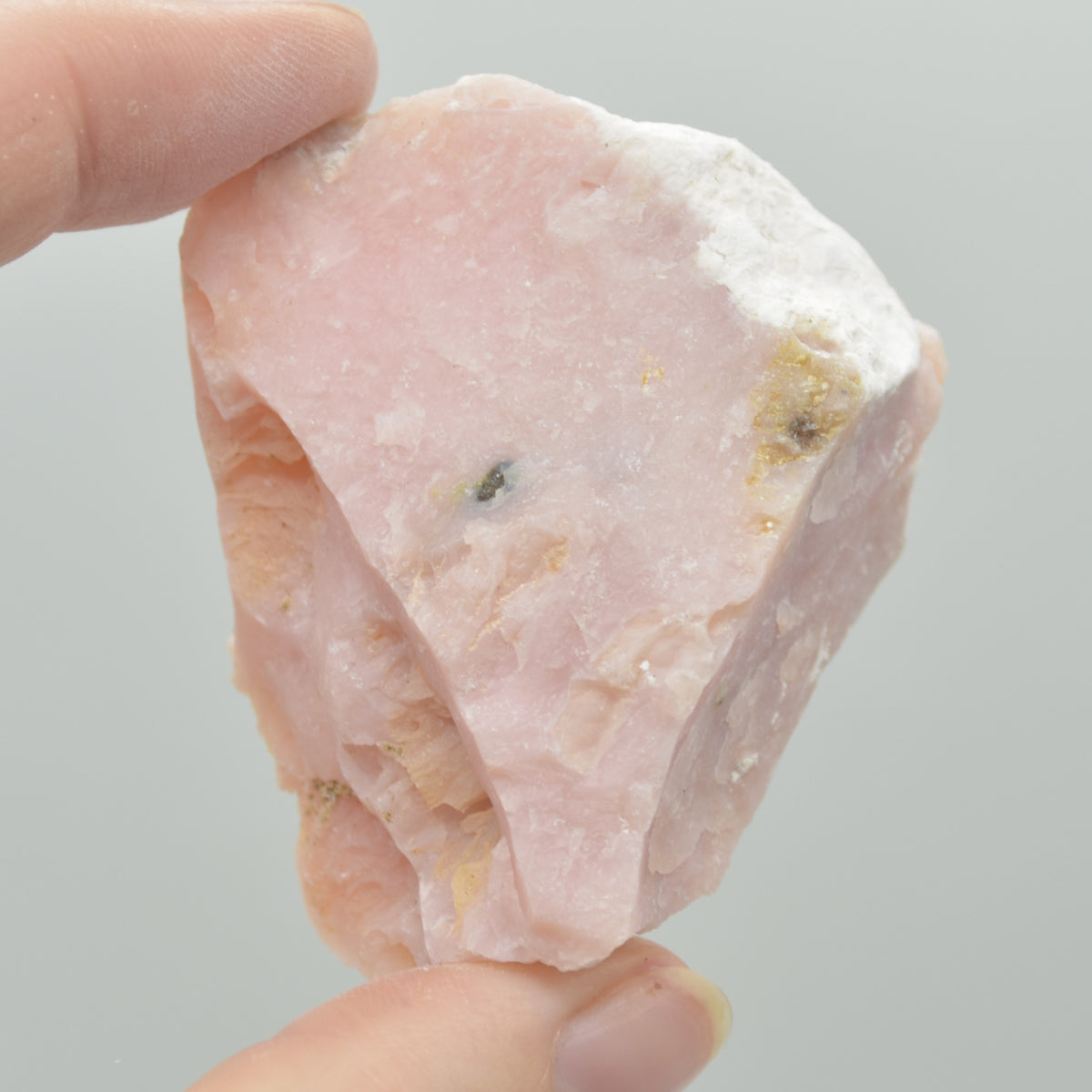 Raw Peruvian Pink Opal Rough Crystal Specimen Rock from Peru - 47 grams #05