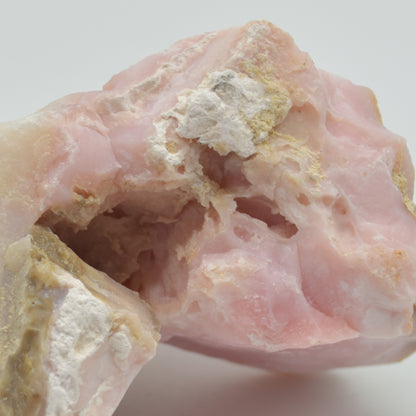 Raw Peruvian Pink Opal Rough Crystal Specimen Rock from Peru - 343 grams #06