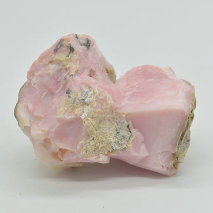 Raw Peruvian Pink Opal Rough Crystal Specimen Rock from Peru - 343 grams #06