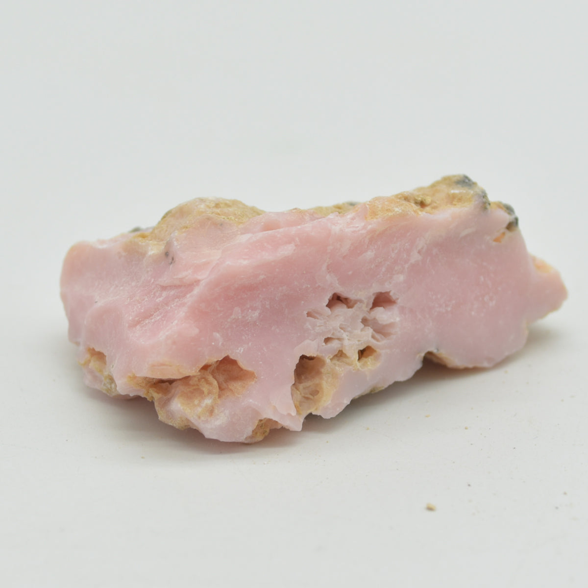 Raw Peruvian Pink Opal Rough Crystal Specimen Rock from Peru - 52 grams #08