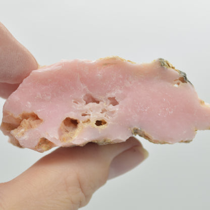 Raw Peruvian Pink Opal Rough Crystal Specimen Rock from Peru - 52 grams #08