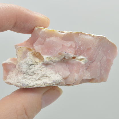 Raw Peruvian Pink Opal Rough Crystal Specimen Rock from Peru - 65 grams #10