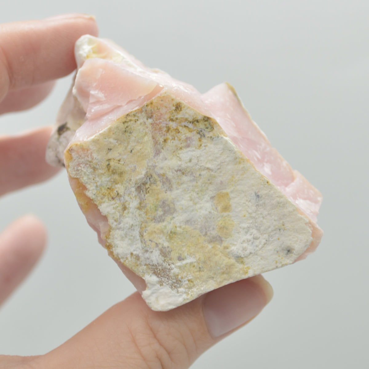 Raw Peruvian Pink Opal Rough Crystal Specimen Rock from Peru - 65 grams #10