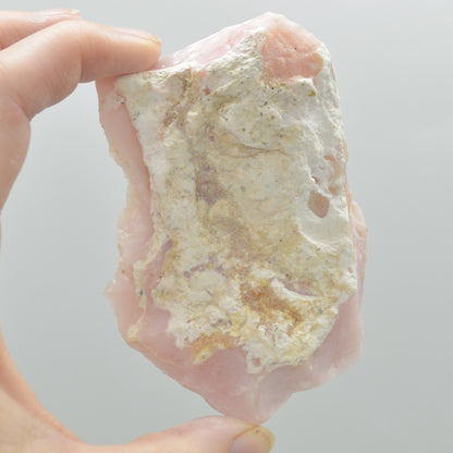 Raw Peruvian Pink Opal Rough Crystal Specimen Rock from Peru - 105 grams #12
