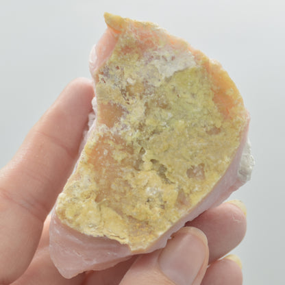 Raw Peruvian Pink Opal Rough Crystal Specimen Rock from Peru - 75 grams #13