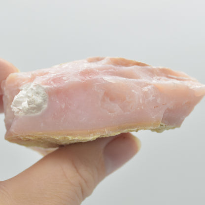 Raw Peruvian Pink Opal Rough Crystal Specimen Rock from Peru - 75 grams #13