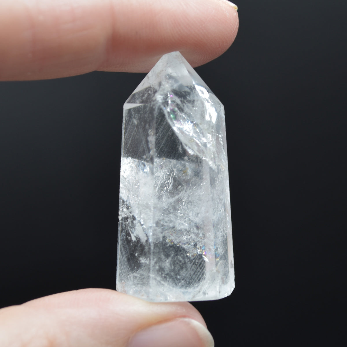 Clear Quartz Crystal Point, Tower, Wand - 1 Count - choose from 10 sizes
