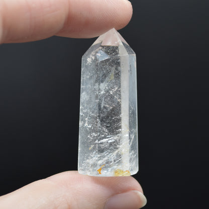 Clear Quartz Crystal Point, Tower, Wand - 1 Count - choose from 10 sizes