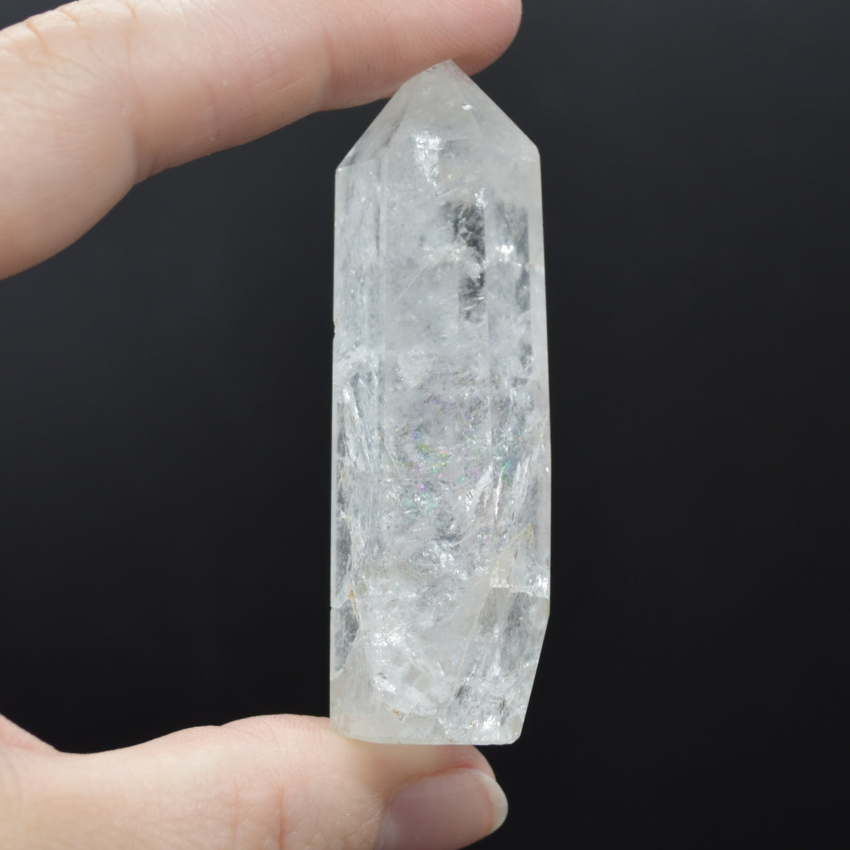 Clear Quartz Crystal Point, Tower, Wand - 1 Count - choose from 10 sizes