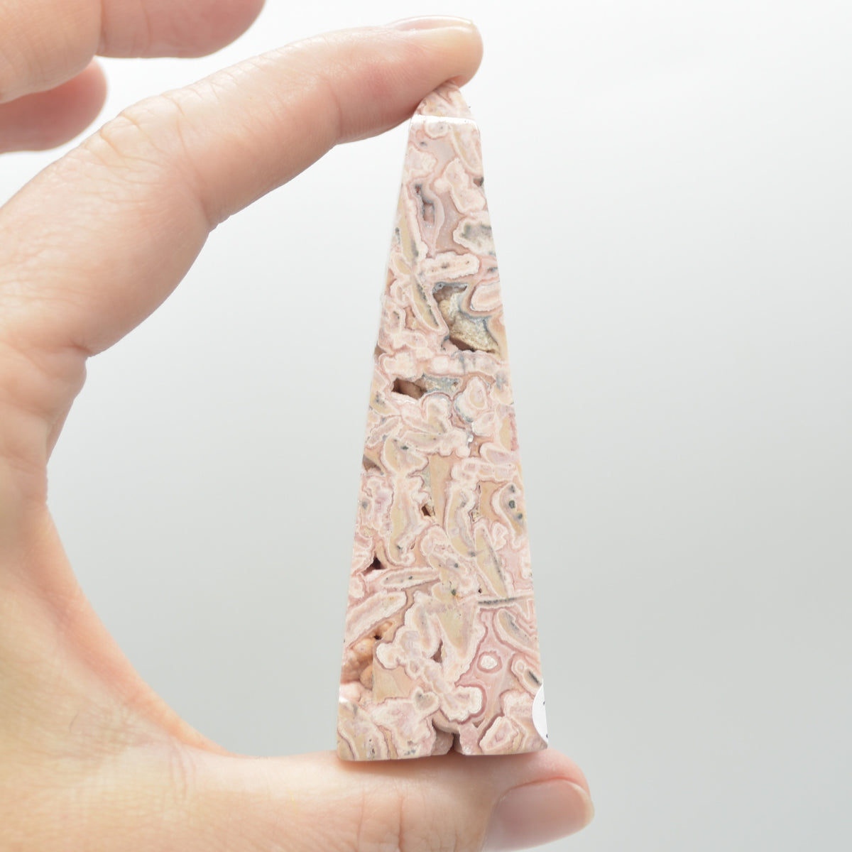 Rhodochrosite Point Tower Wand from Argentina - 87 grams - 8cm #03
