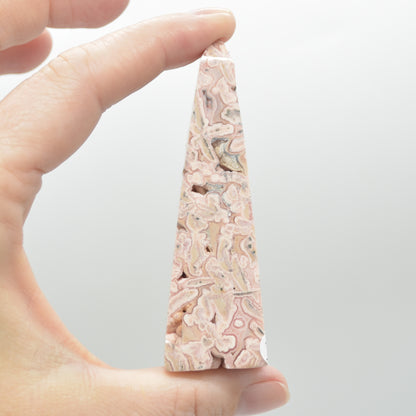 Rhodochrosite Point Tower Wand from Argentina - 87 grams - 8cm #03