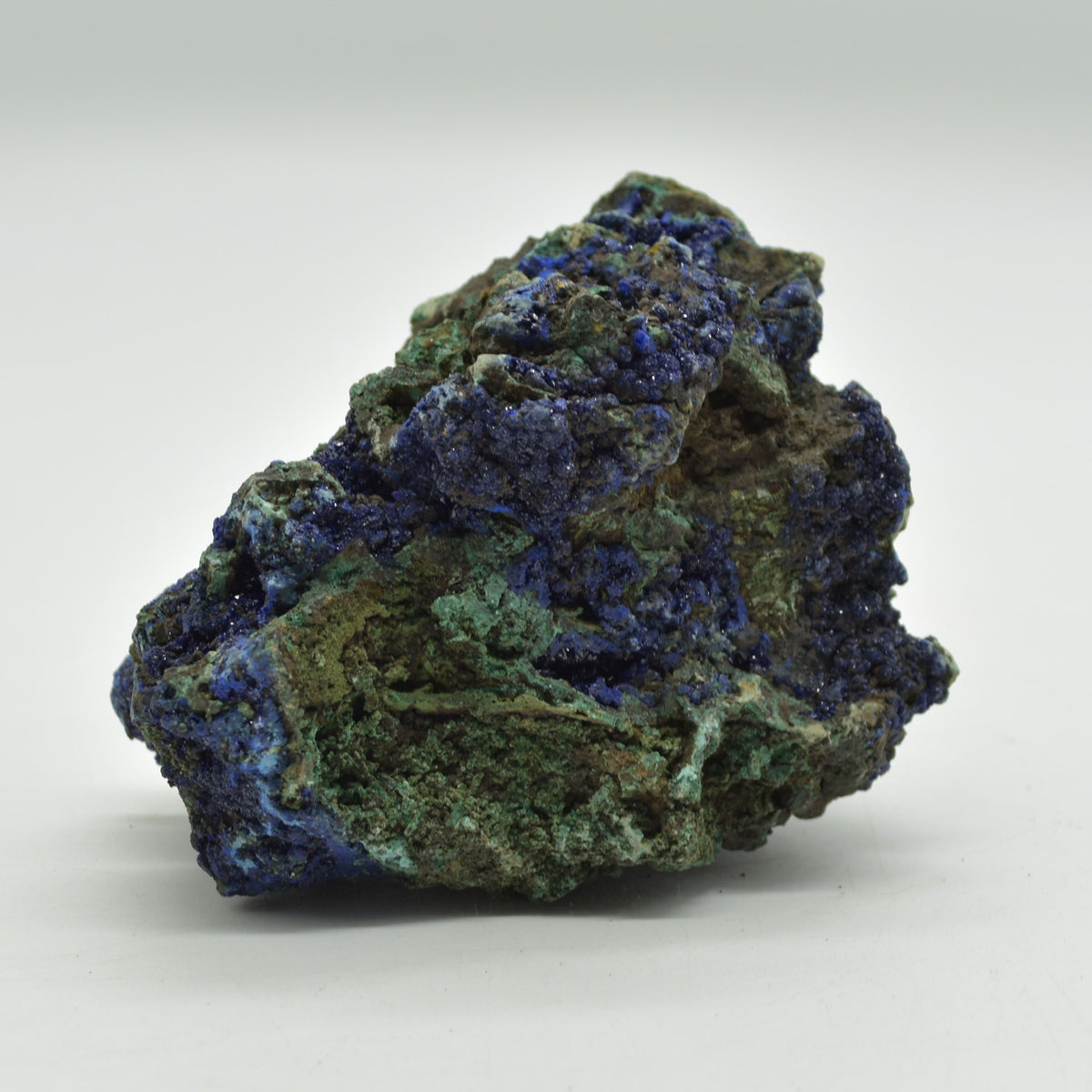 Raw Azurite Crystal Free Standing Freeform / Free Form - 355 grams #01